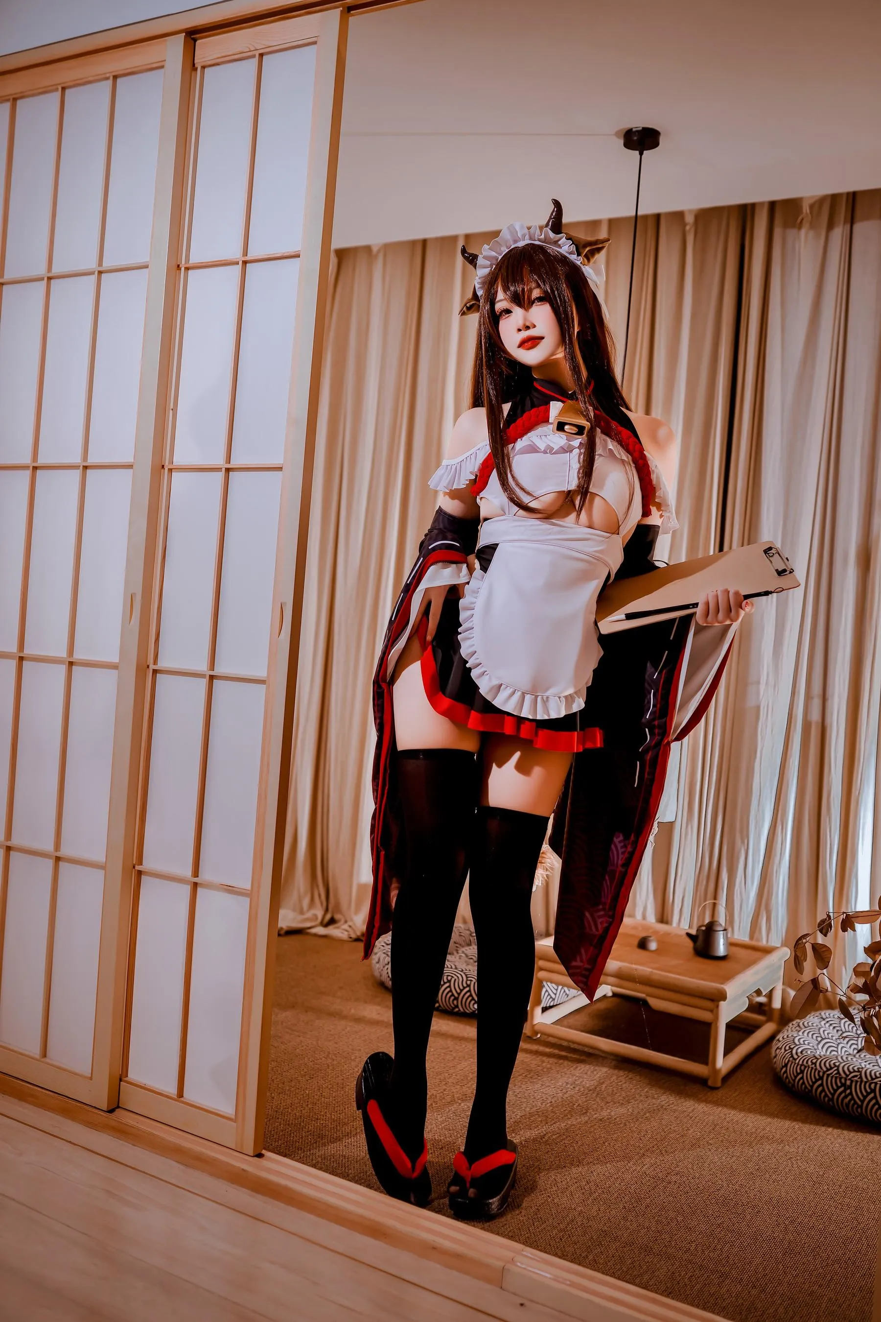 二佐Nisa – NO.148 碧蓝樫野女仆 [34P]插图7